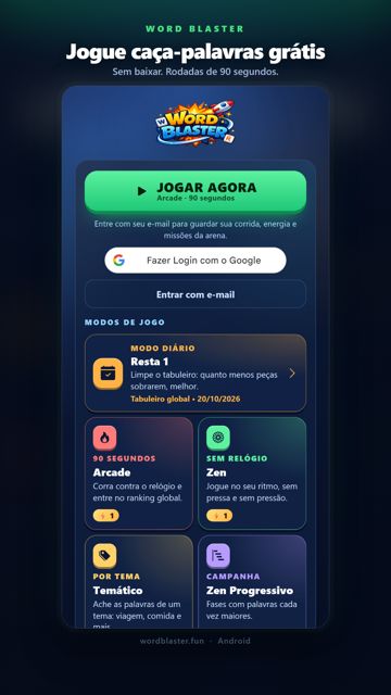 Tela inicial